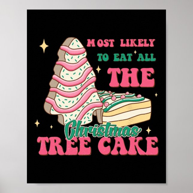 Póster Lo Más Probable Es Comer Todos Los Pasteles De Árb (Frente)