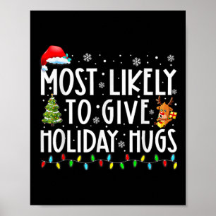 Póster Lo Más Probable Es Dar Vacaciones A Los Navidades 