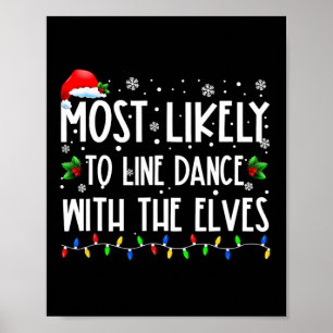 Póster Lo Más Probable Es Hacer Baile Con Los Navidades D