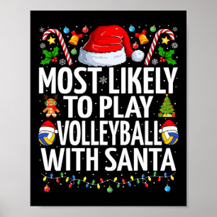 Póster Lo Más Probable Es Jugar Vol De Navidades De Volei