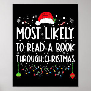 Póster Lo Más Probable Es Leer Un Libro Que Coincida Con 
