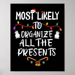 Póster Lo Más Probable Es Organizar Todas Las Presentacio