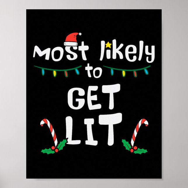 Póster Lo más probable es que consigan que los Navidades  (Frente)
