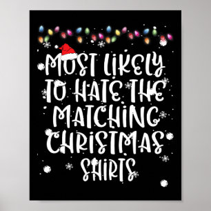 Póster Lo Más Probable Es Que La Familia Funny Coincida C