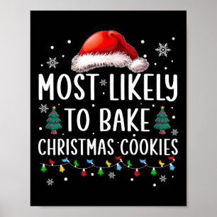 Póster Lo Más Probable Es Que Los Navidades De Bake Cocin