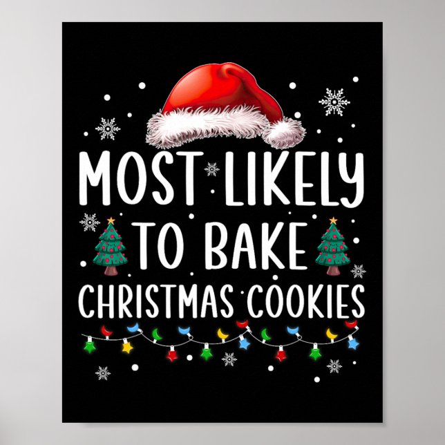 Póster Lo Más Probable Es Que Los Navidades De Bake Cocin (Frente)