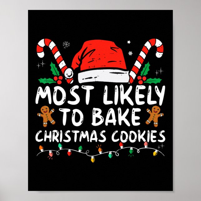 Póster Lo Más Probable Es Que Los Navidades De Bake Cocin (Frente)