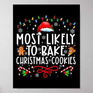 Póster Lo Más Probable Es Que Los Navidades De Bake Cocin