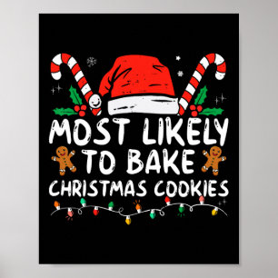 Póster Lo Más Probable Es Que Los Navidades De Bake Cocin