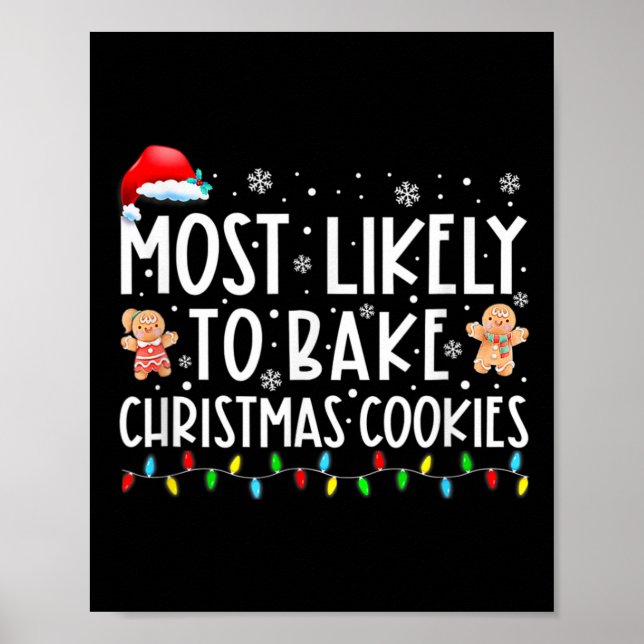 Póster Lo Más Probable Es Que Los Navidades De Bake Cocin (Frente)