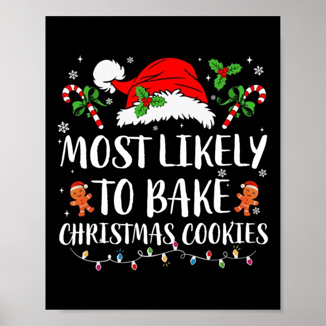 Póster Lo Más Probable Es Que Los Navidades De Bake Cocin (Frente)