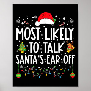 Póster Lo más probable es que no se hable de la Navidad f