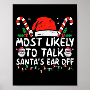 Póster Lo más probable es que no se hable de la Navidad f