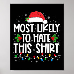 Póster Lo Más Probable Es Que Odien A Esta Familia Navida