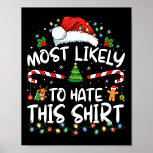 Póster Lo Más Probable Es Que Odien A Esta Familia Navida