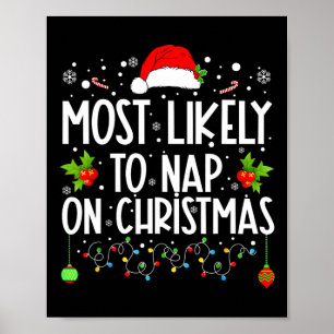 Póster Lo Más Probable Es Que Se Apretee A Los Navidades