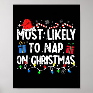 Póster Lo Más Probable Es Que Se Apretee A Los Navidades 