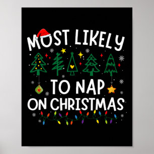 Póster Lo Más Probable Es Que Se Apretee A Los Navidades 