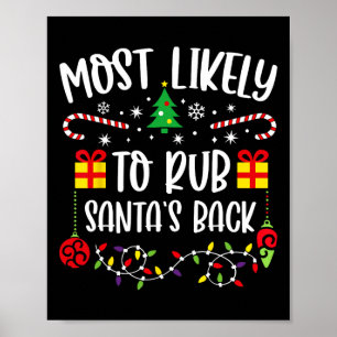 Póster Lo más probable es que se burle de los Navidades g