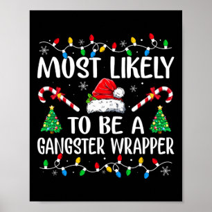 Póster Lo Más Probable Es Que Sea Una Familia Gangster Wr