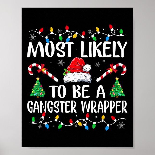 Póster Lo Más Probable Es Que Sea Una Familia Gangster Wr (Frente)