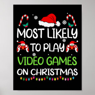 Póster Lo Más Probable Para Los Navidades De Videojuegos 
