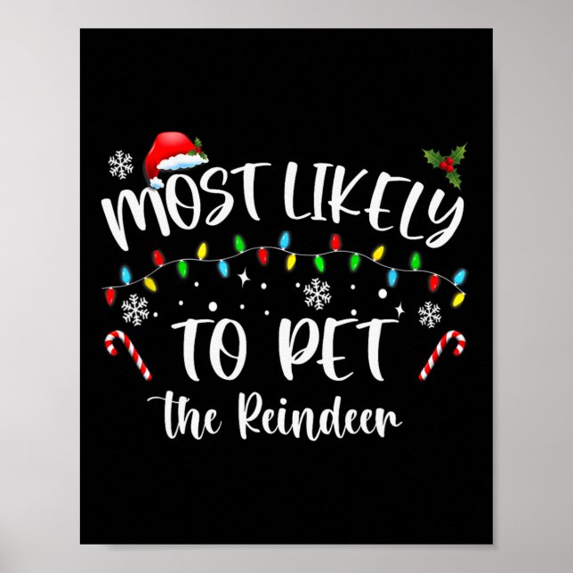 Póster Lo Más Probable Para Mascota A Los Navidades De La (Frente)