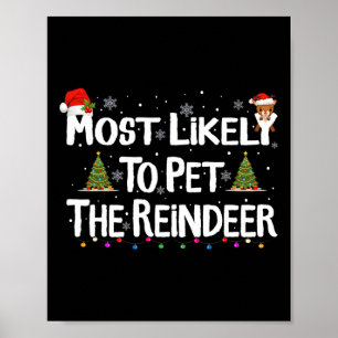 Póster Lo Más Probable Para Mascota A Los Navidades De Re