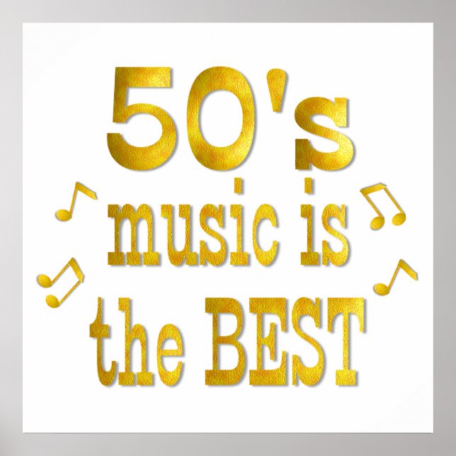 Póster Lo mejor de los años 50 (Frente)
