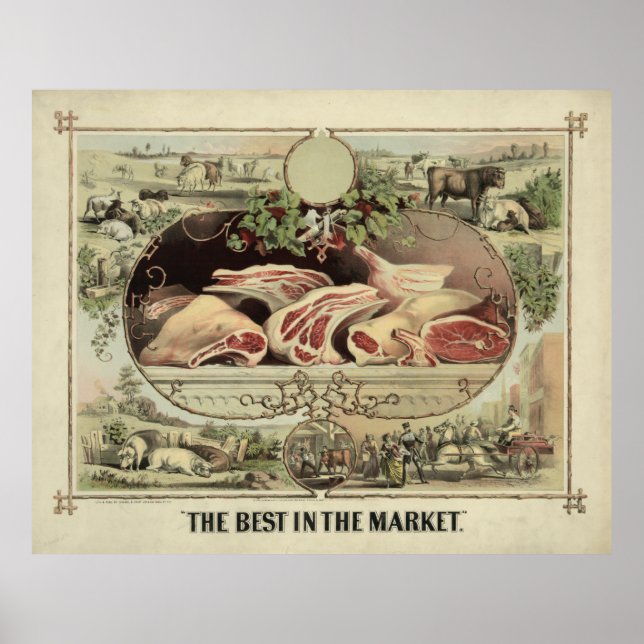 Póster Lo mejor del mercado [1872] (Frente)