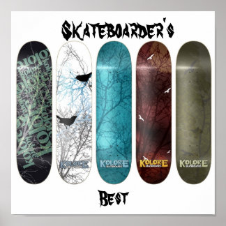 Póster Lo mejor del Skateboarder