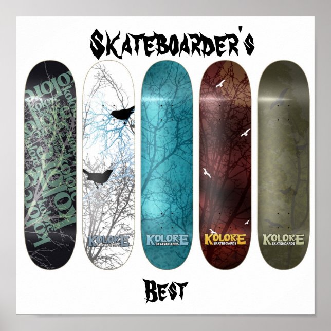 Póster Lo mejor del Skateboarder (Frente)