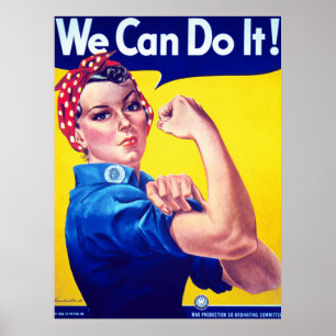 Póster Lo podemos hacer Rosie the Riveter Poster extra gr