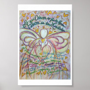 Póster Lo que Cáncer no puede hacer Angel Poster Print