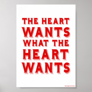 Póster Lo que el corazón quiere