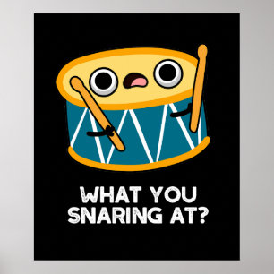 Póster Lo Que Estás Sonriendo En El Gracioso Drummer Drum