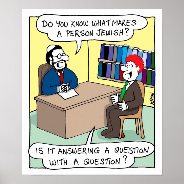 Póster Lo que hace a una persona judía (Frente)