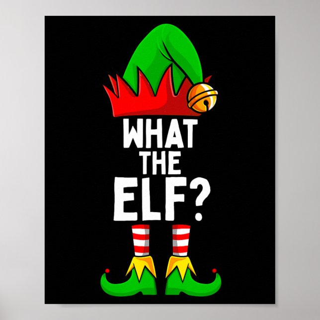 Póster Lo que los Navidades de la familia Elf coinciden (Frente)