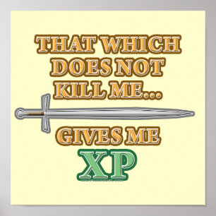 Póster Lo que no me mata