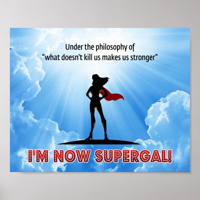 Póster ¡Lo que no nos mata nos hace más fuertes! (Frente)