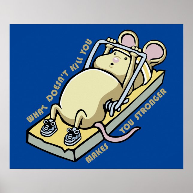 Póster Lo que no te mata te hace más fuerte (Frente)