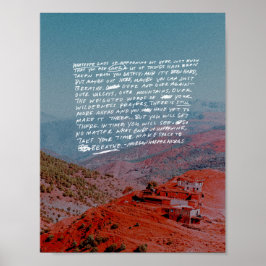 Póster Lo que sea que termine pasando aquí,