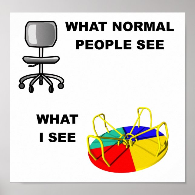 Póster Lo que veo un Poster gracioso (Frente)