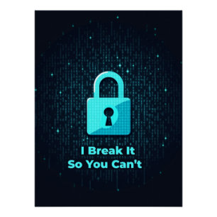 Póster Lo rompo para que no puedas