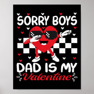 Póster Lo siento, chicos, papá es mi San Valentín By2