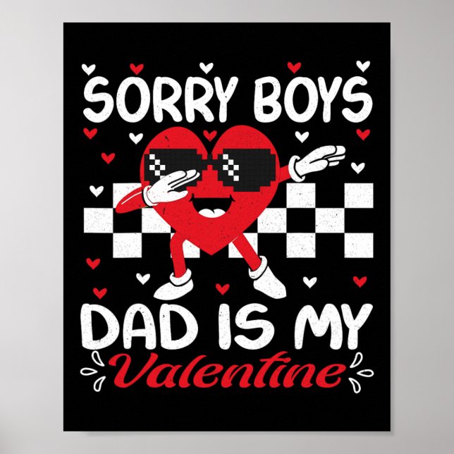 Póster Lo siento, chicos, papá es mi San Valentín By2  (Frente)