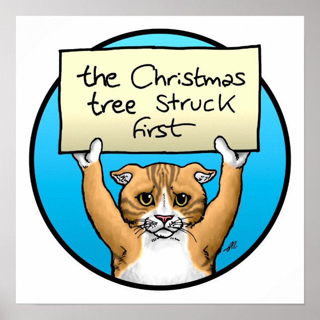 Póster Lo siento Kitty (Frente)