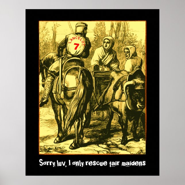 Póster Lo siento, luv, solo rescato a las criadas justas. (Frente)