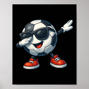 Póster Lo siento, no puedo fútbol adiós Humor divertido a