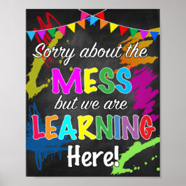 Póster Lo Siento Por El Poster Del Aula De Ajedrez
